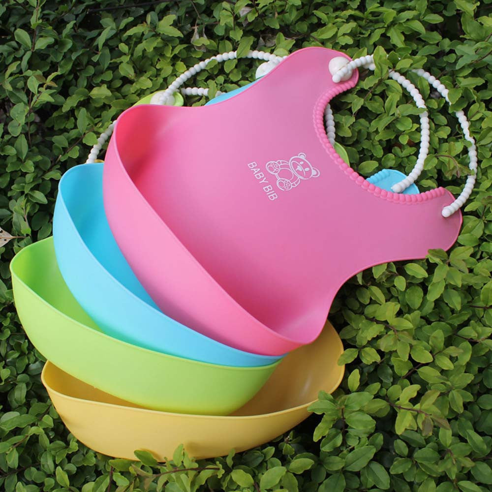 Bavoir en silicone souple