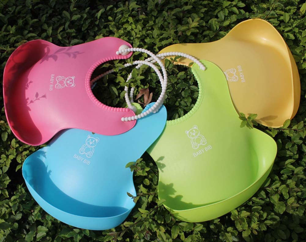 Bavoir en silicone souple