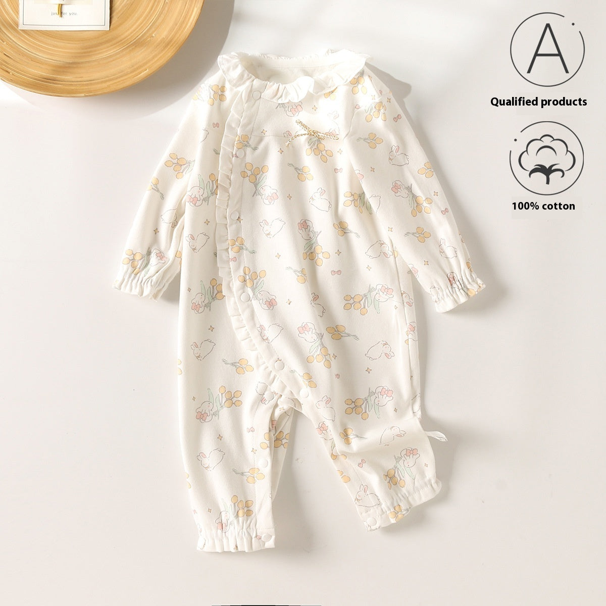 Newborn Spring And Autumn Baby Jumpsuit