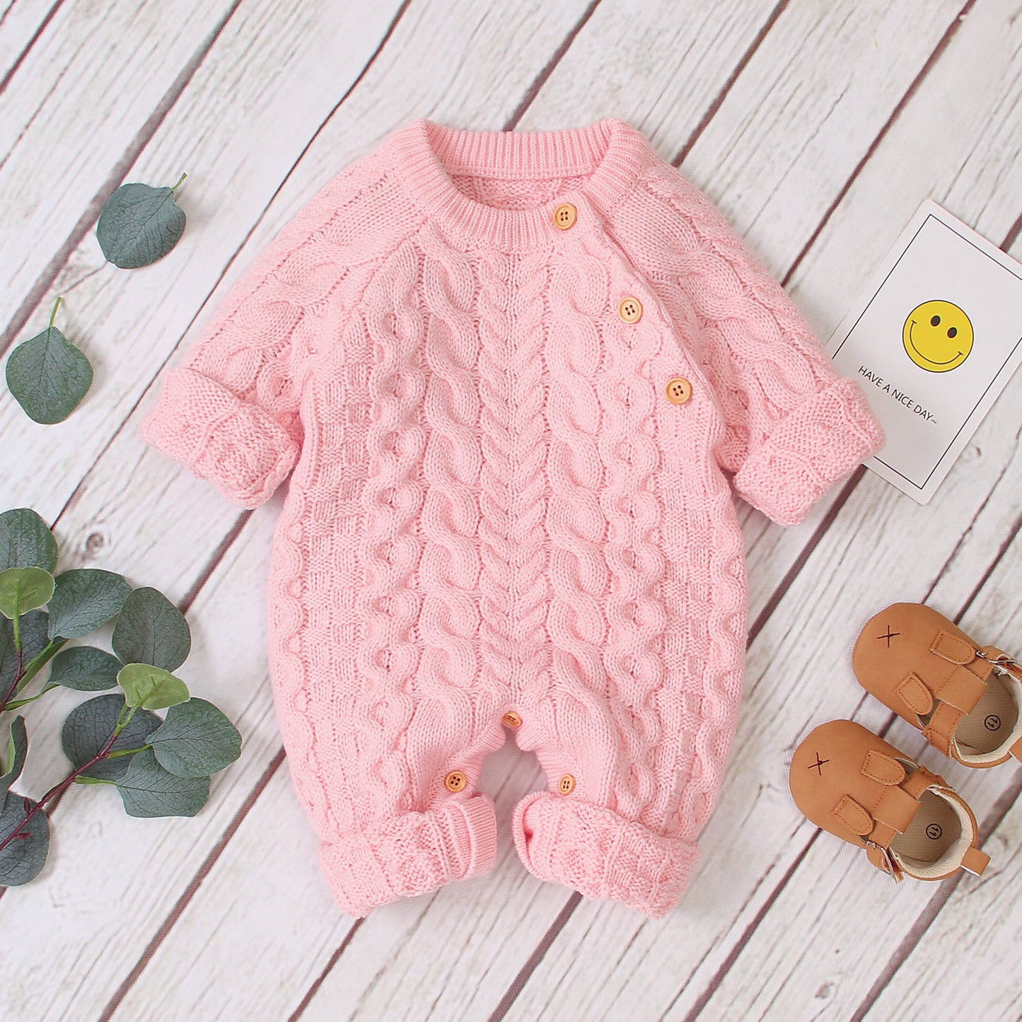 Knitted Baby Jumpsuit