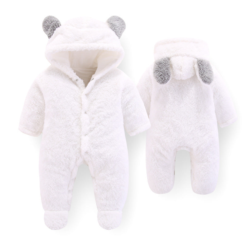 Adorable Baby Bear Romper - Cozy Newborn Jumpsuit