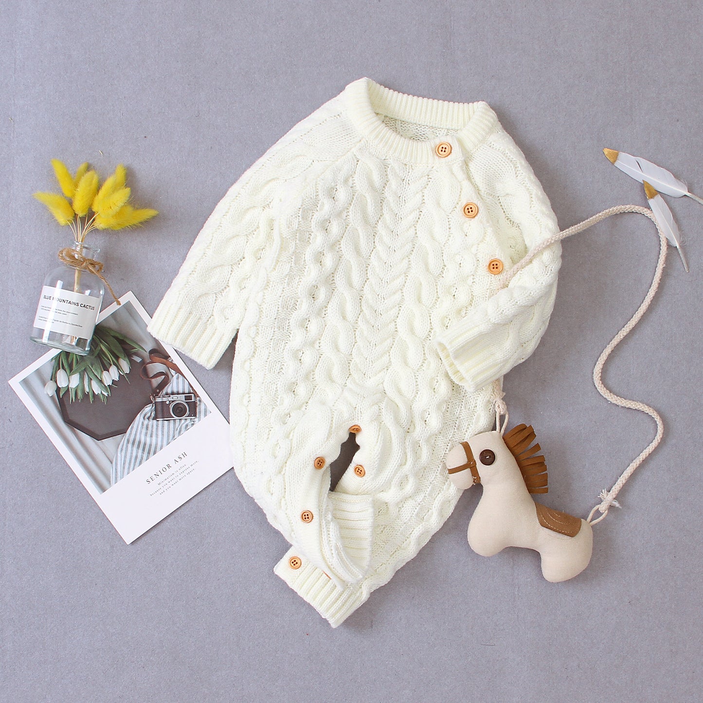 Knitted Baby Jumpsuit