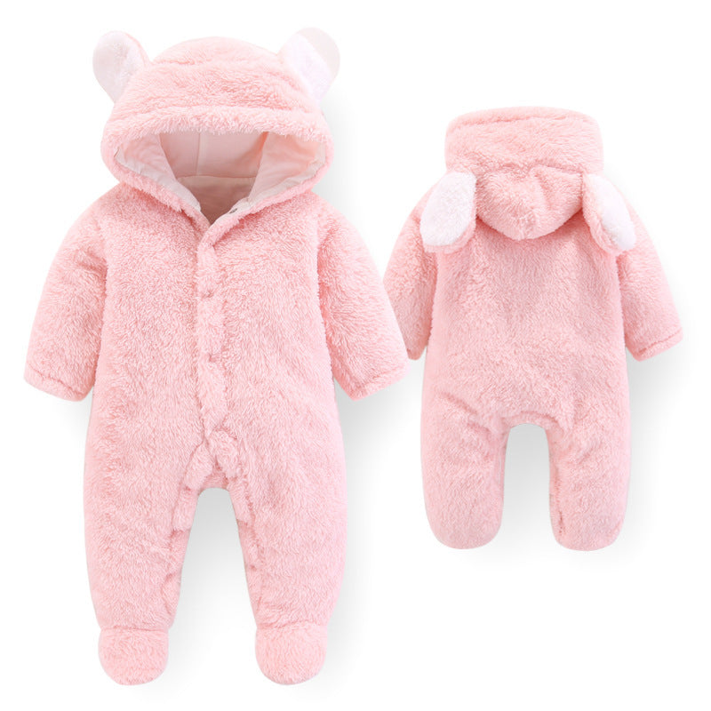 Adorable Baby Bear Romper - Cozy Newborn Jumpsuit