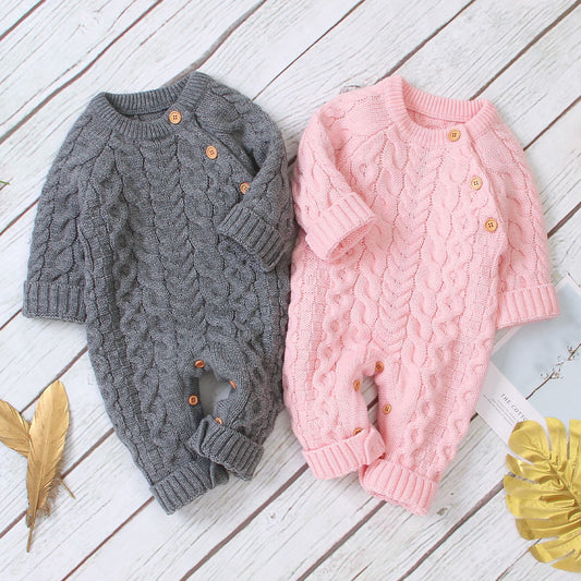 Knitted Baby Jumpsuit