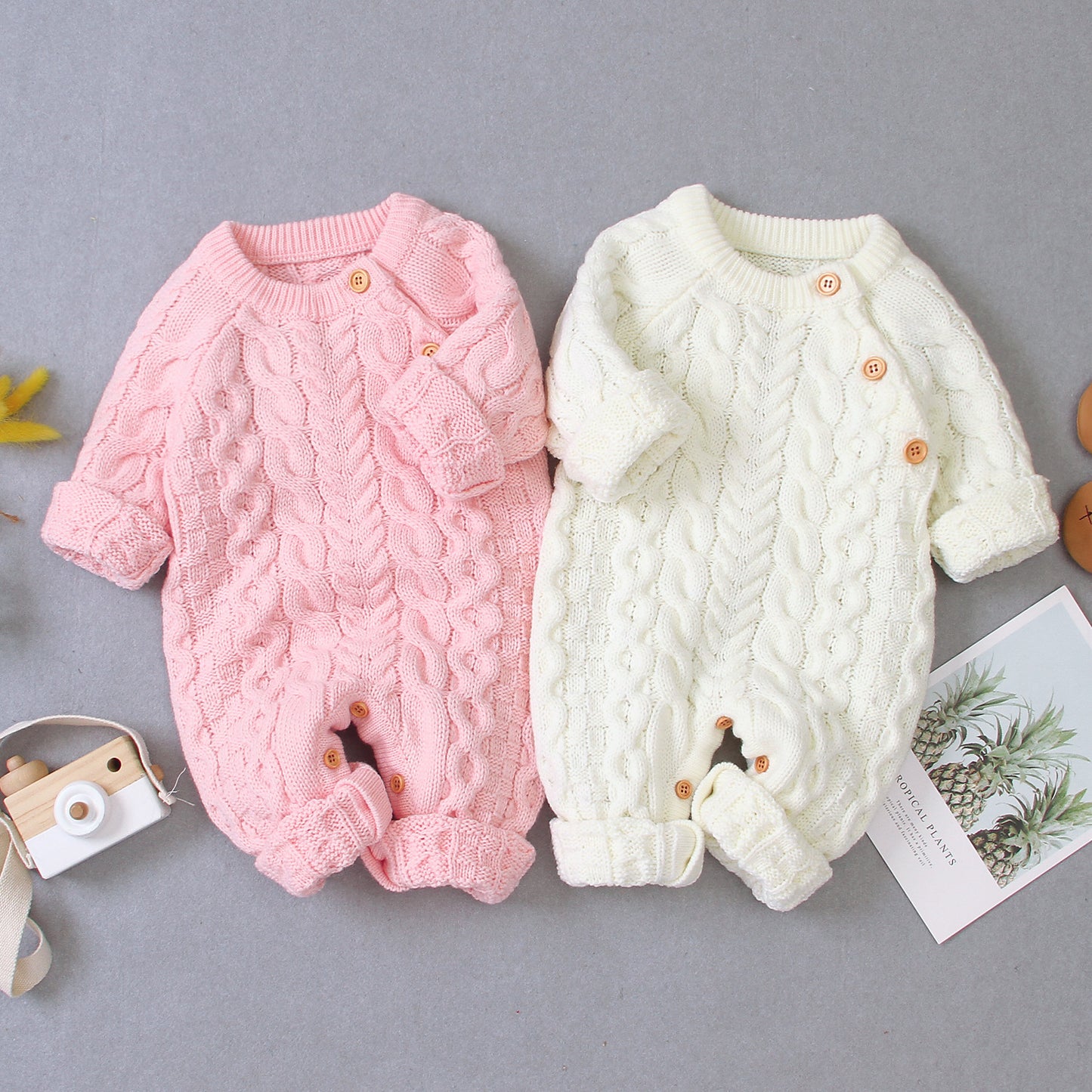 Knitted Baby Jumpsuit