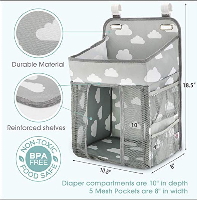 Portable Baby Crib Organizer