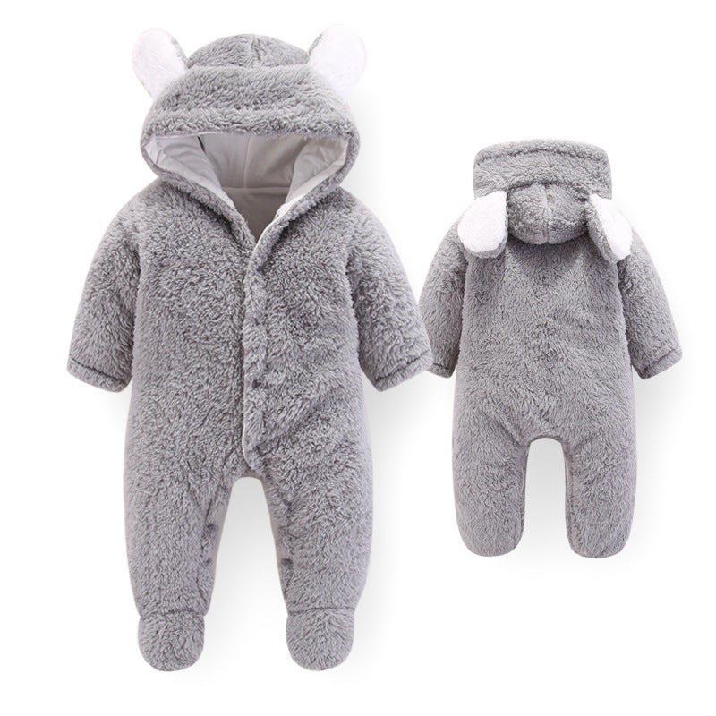 Adorable Baby Bear Romper - Cozy Newborn Jumpsuit