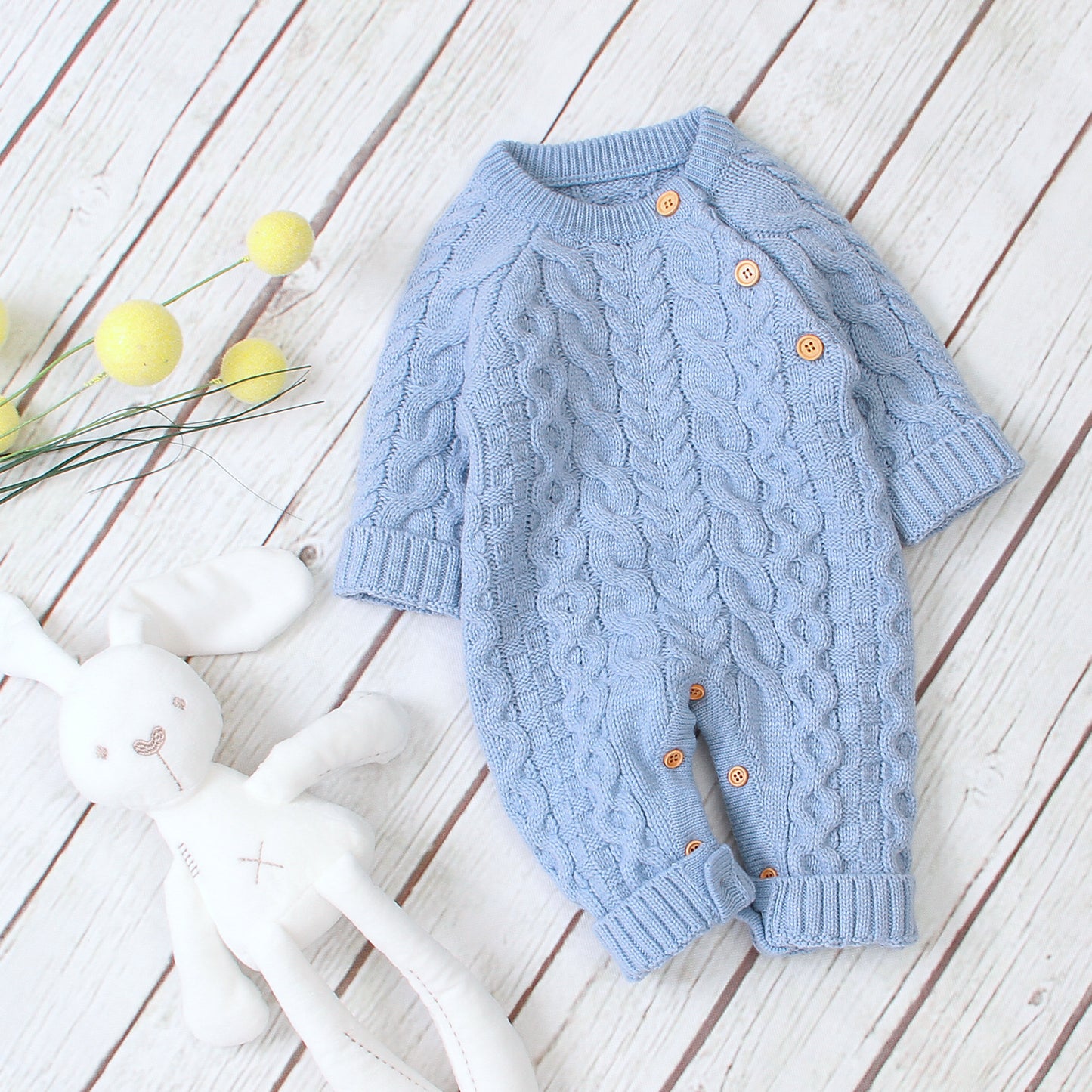 Knitted Baby Jumpsuit