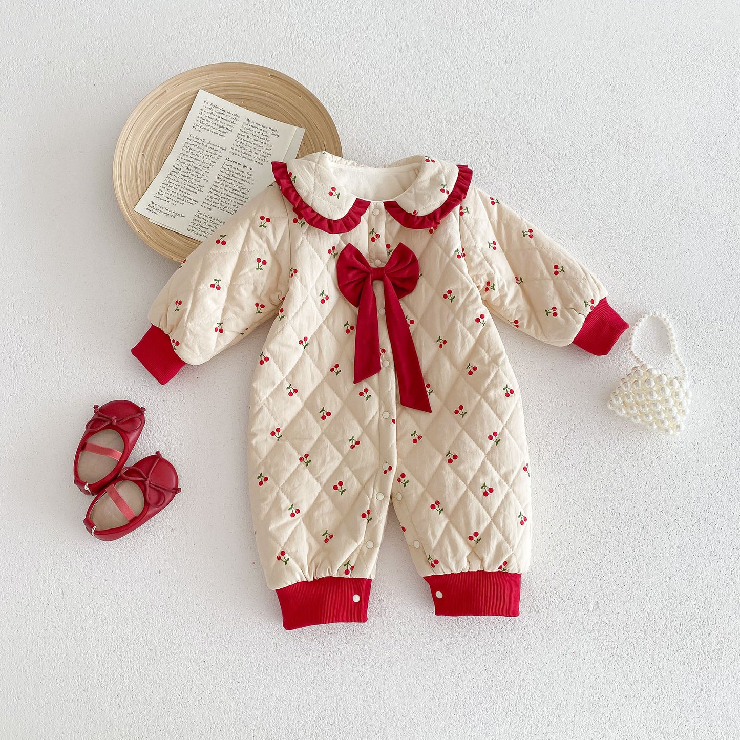 Cozy Quilted Jumpsuit for Baby Winters