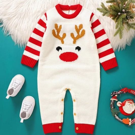 Sweet Christmas Jumpsuit for Little Ones