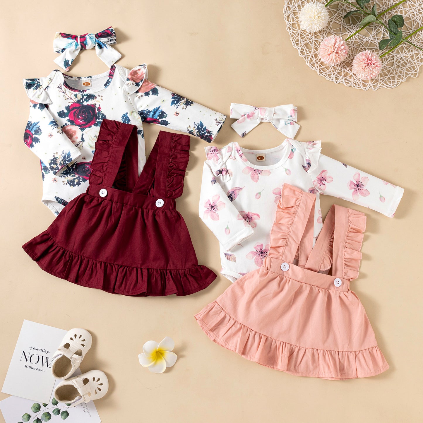 Cutie Pie Romper for Baby Girls