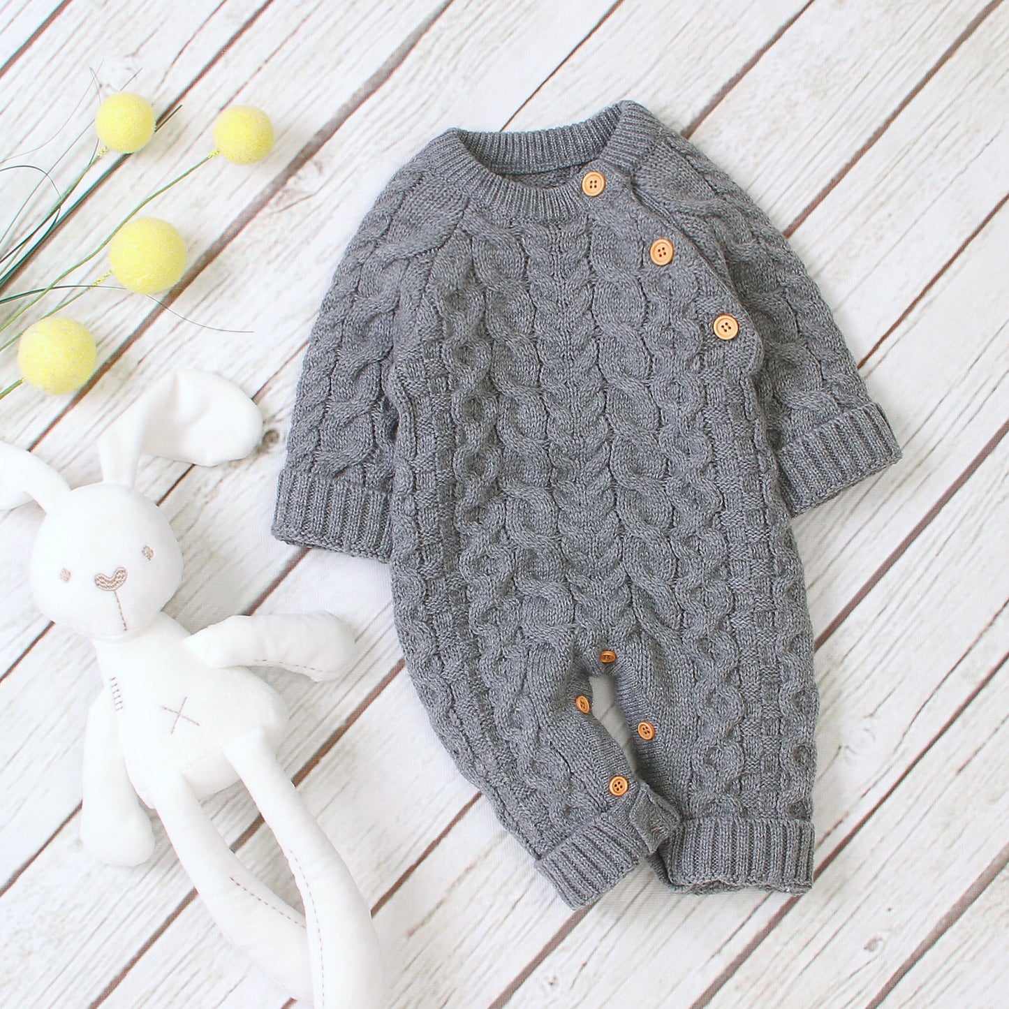 Knitted Baby Jumpsuit