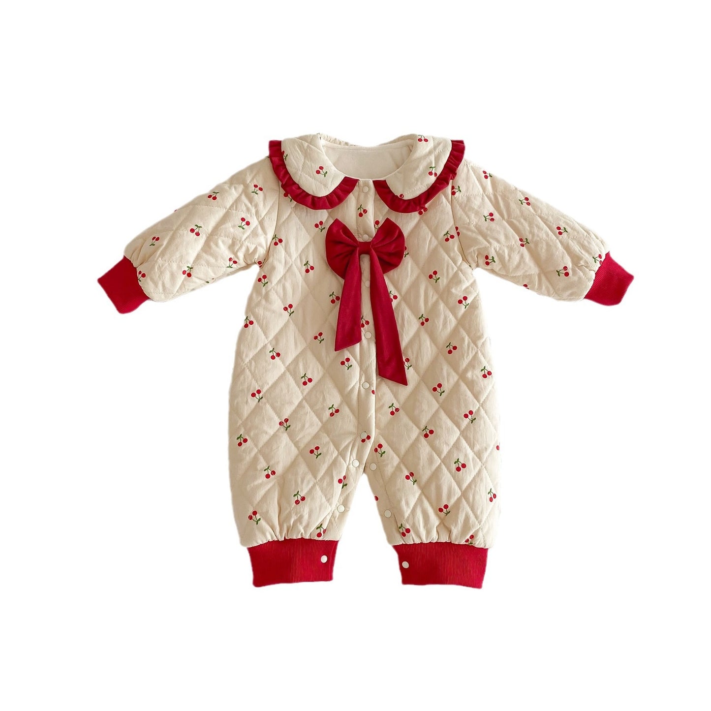 Cozy Quilted Jumpsuit for Baby Winters