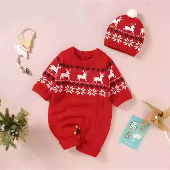 Sweet Spring and Autumn Jumpsuit for Baby