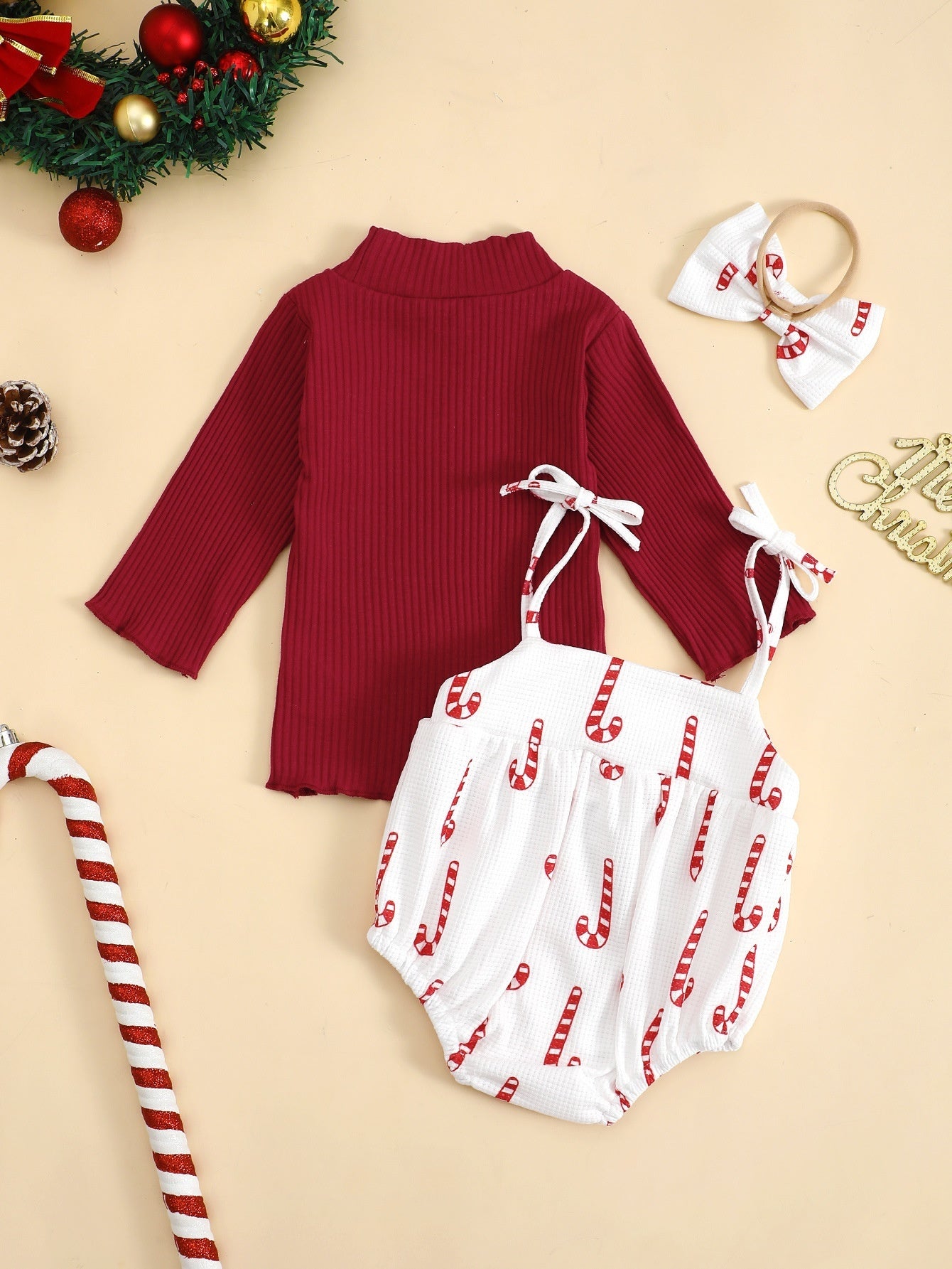 Baby Girl Christmas Suit Long Sleeve